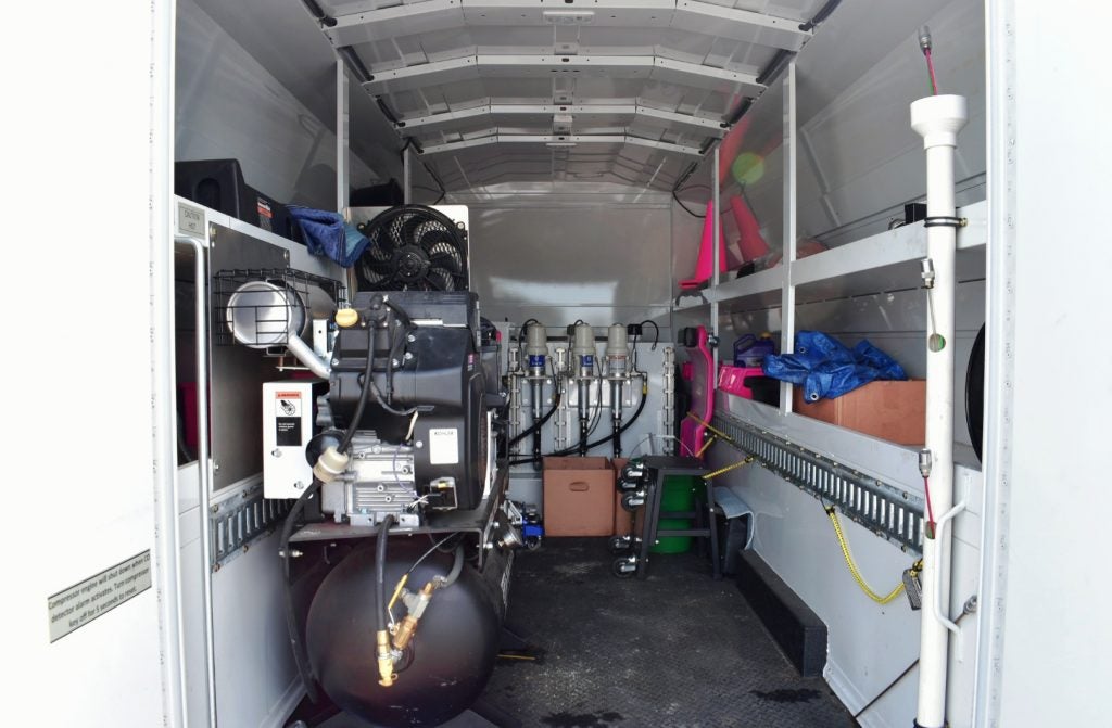Inside one of our North County Ford Mobile Service Vans